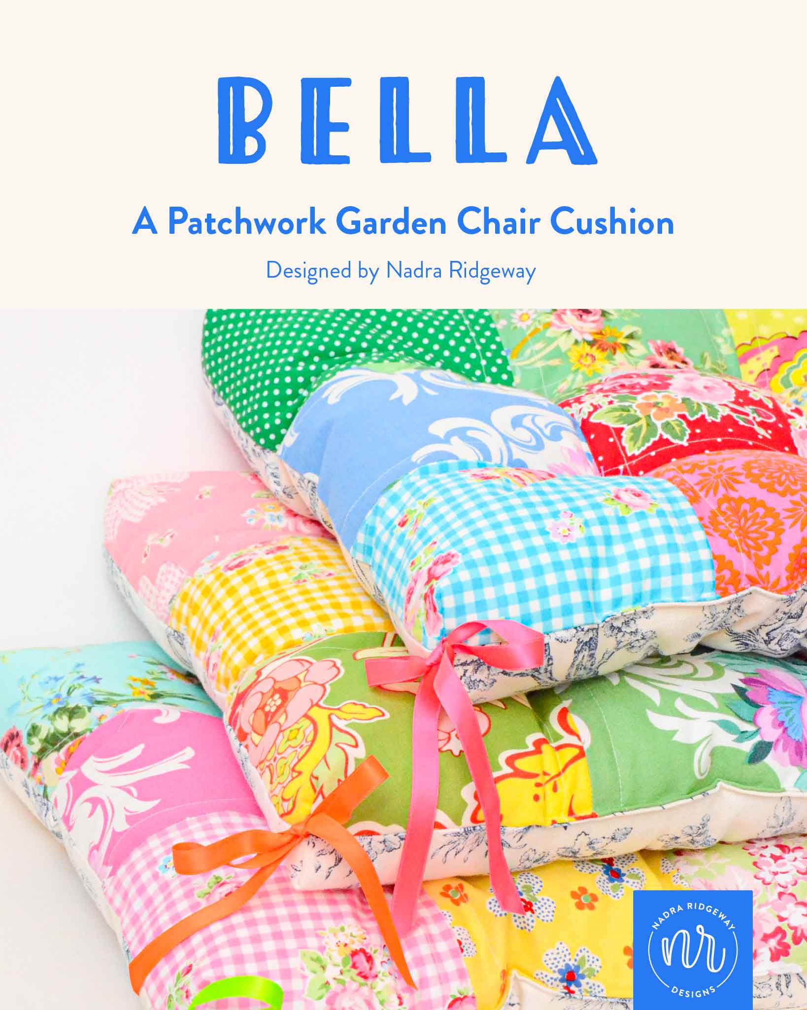 Bella Patchwork-Kissen - PDF Nähanleitung