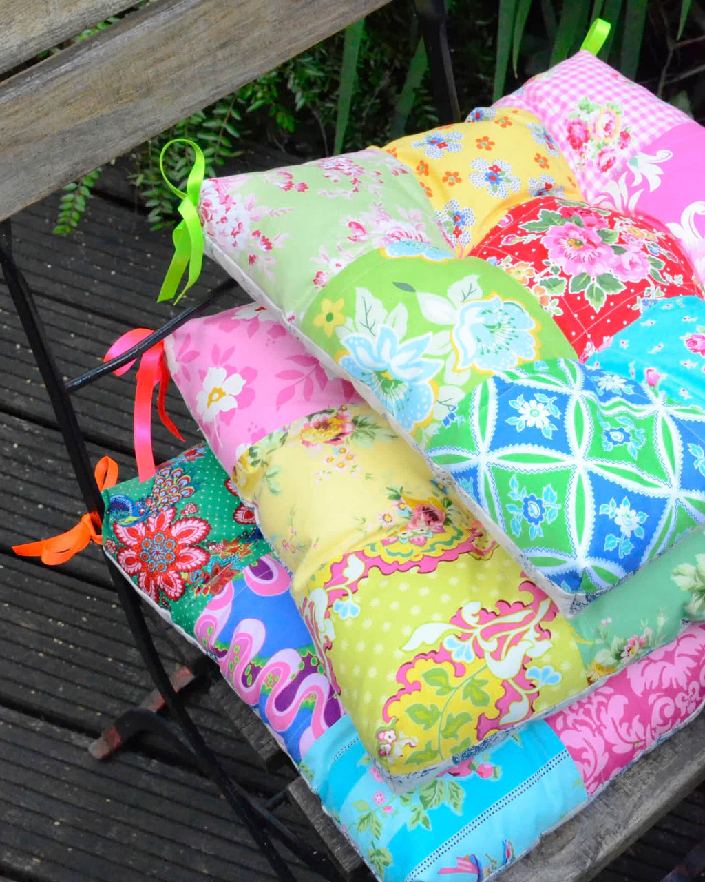 Bella Patchwork Cushion - PDF Sewing Pattern