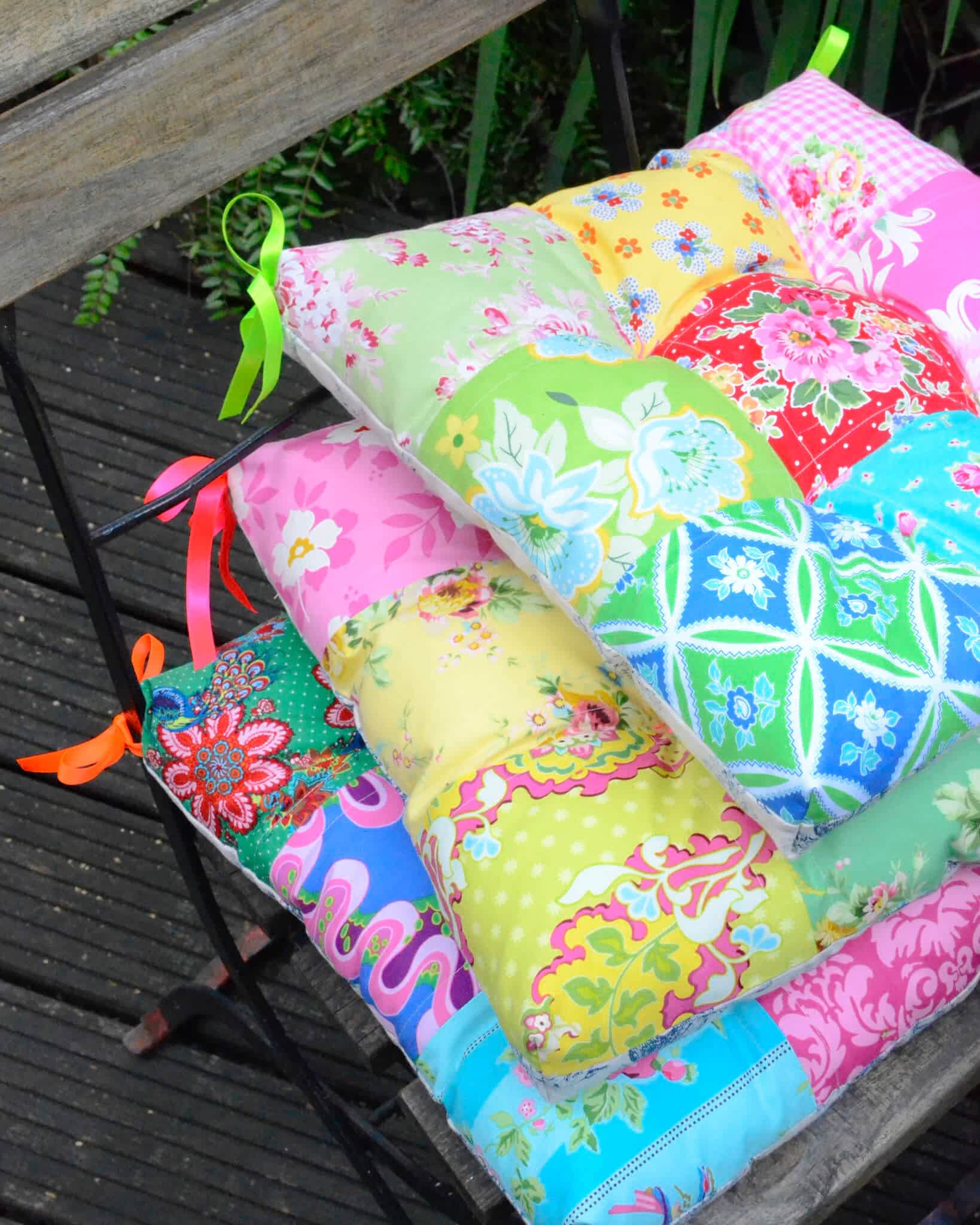 Bella Patchwork Cushion - PDF Sewing Pattern