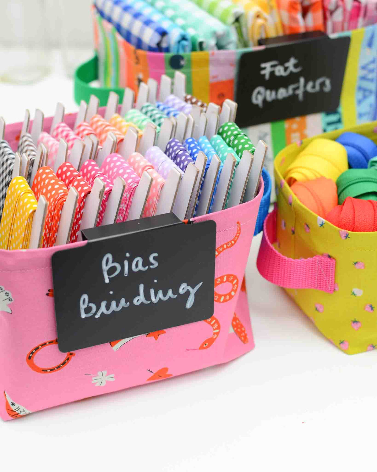 Frankie Fabric Basket Sewing Pattern | PDF