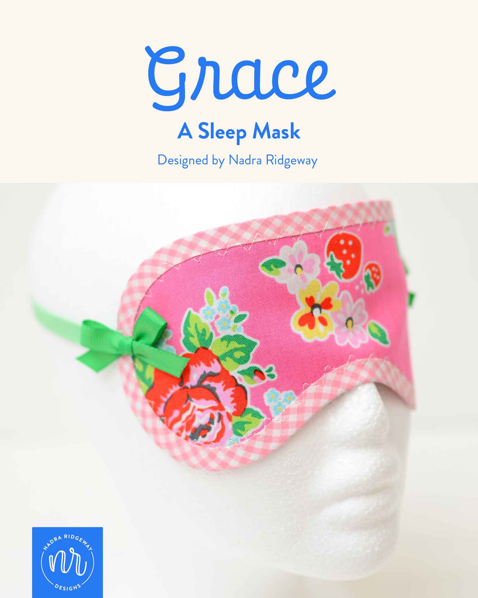 Grace Schlafmaske - PDF Nähanleitung