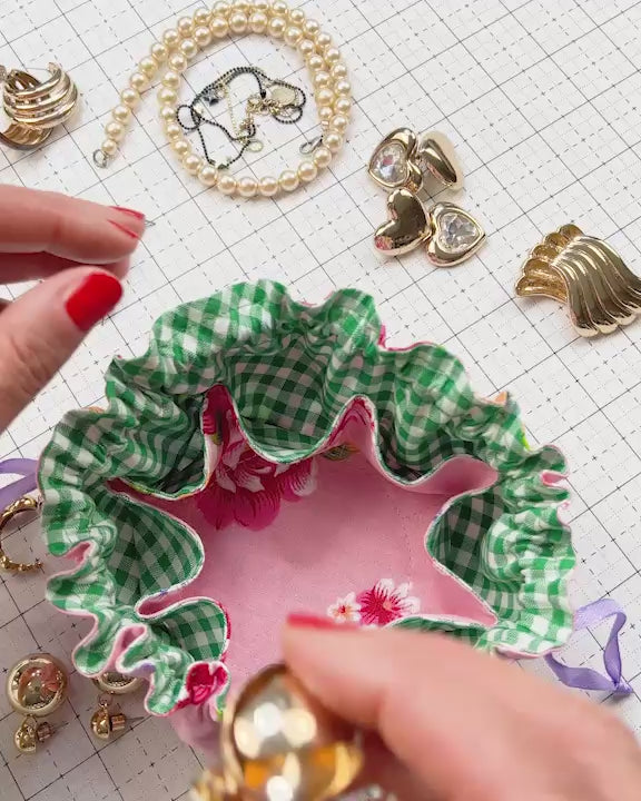 Gloria Jewelry Pouch - PDF Sewing Pattern